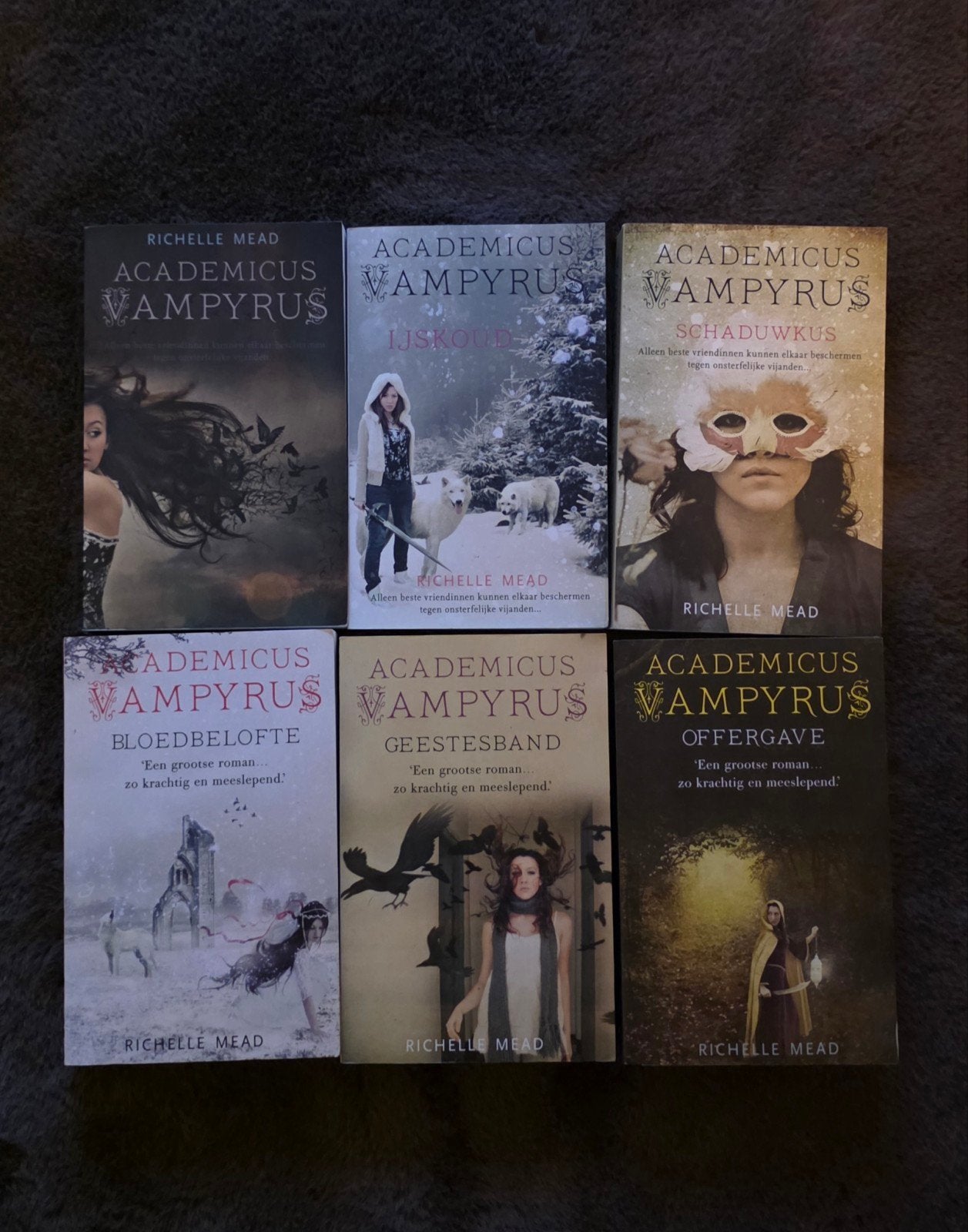 Academicus Vampyrus serie - Richelle Mead (6 boeken), Ophalen of Verzenden, Gelezen, Richelle Mead, Nederland