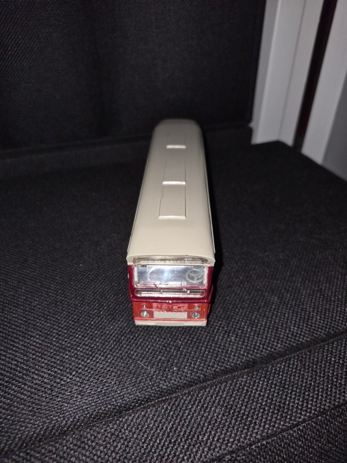 Vintage modelbus - Rode dubbeldekker, Ophalen of Verzenden, Gebruikt
