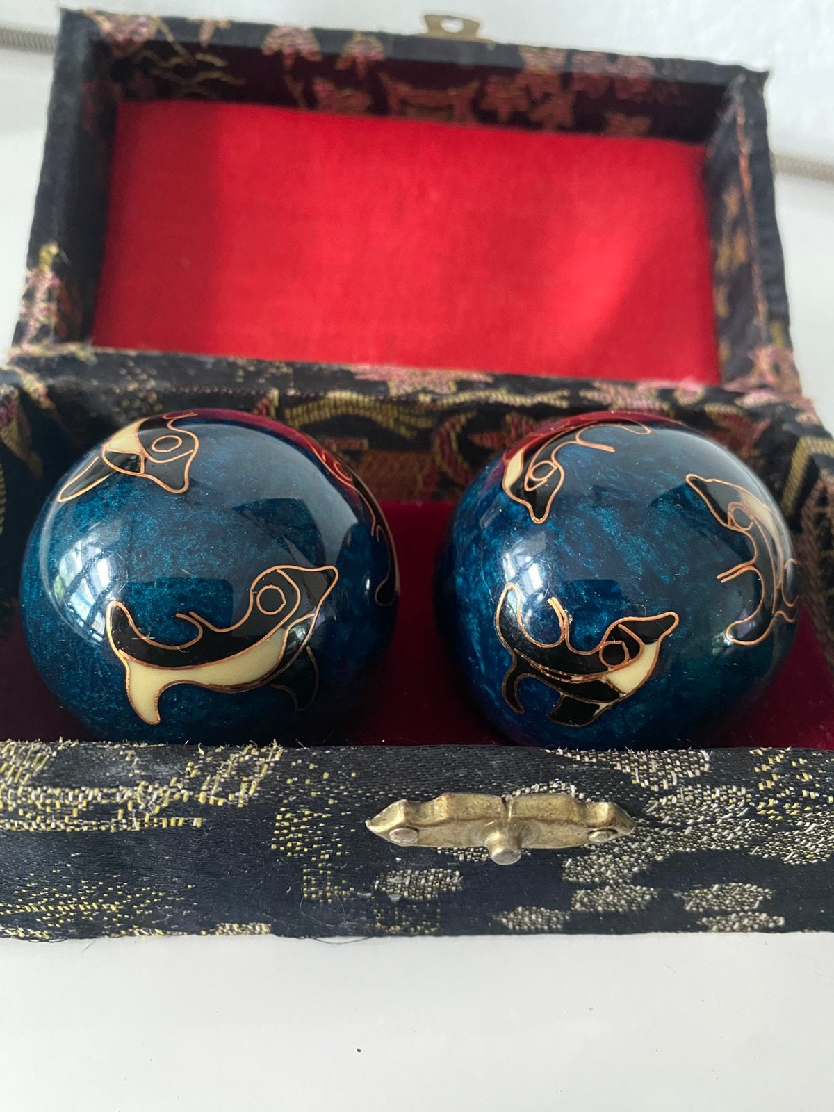 Meridiaan ballen/kogels, anti stress ballen, dolfijn, Ophalen
