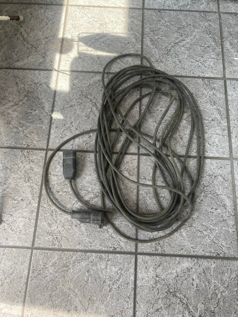 Krachtstroom verlengkabel 380V - 20 meter, Doe-het-zelf en Verbouw, Elektra en Kabels, Ophalen of Verzenden, Gebruikt, Kabel of Snoer