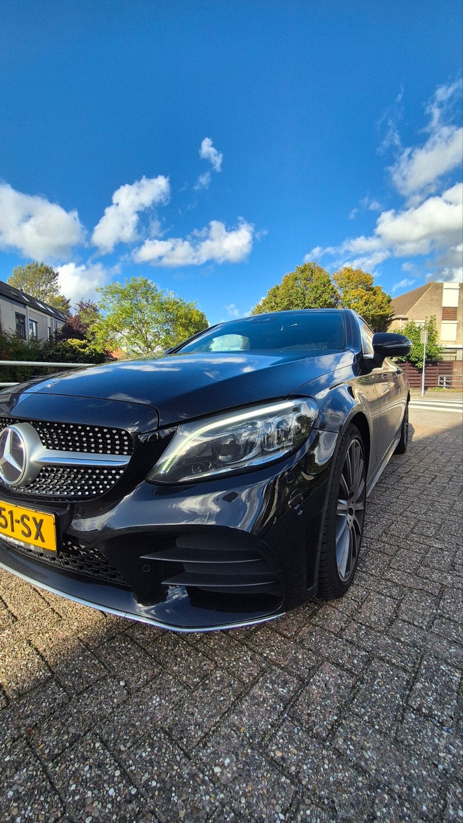 Mercedes-Benz C-Klasse C400 333pk 4MATIC 9G-TRONIC 2019, Automaat, 1800 kg, Zwart, 4 stoelen