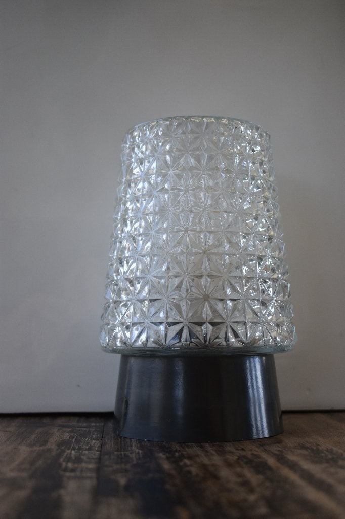 Vintage plafonniere plafon lamp ananas model 70s van RZB, Gebruikt, Jaren 70, Ophalen of Verzenden, Plafondlamp