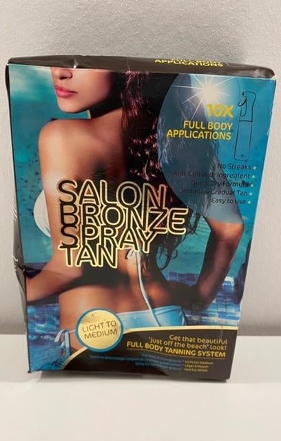 Salon bronze spray tan 266ml, Bruin, Gehele gezicht, Nieuw, Ophalen of Verzenden