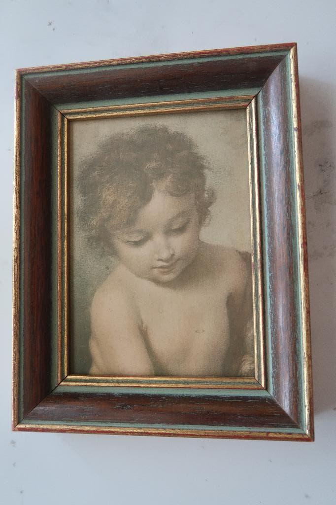 schilderstukje op board,afm. lijst 18x14 cm, Ophalen of Verzenden