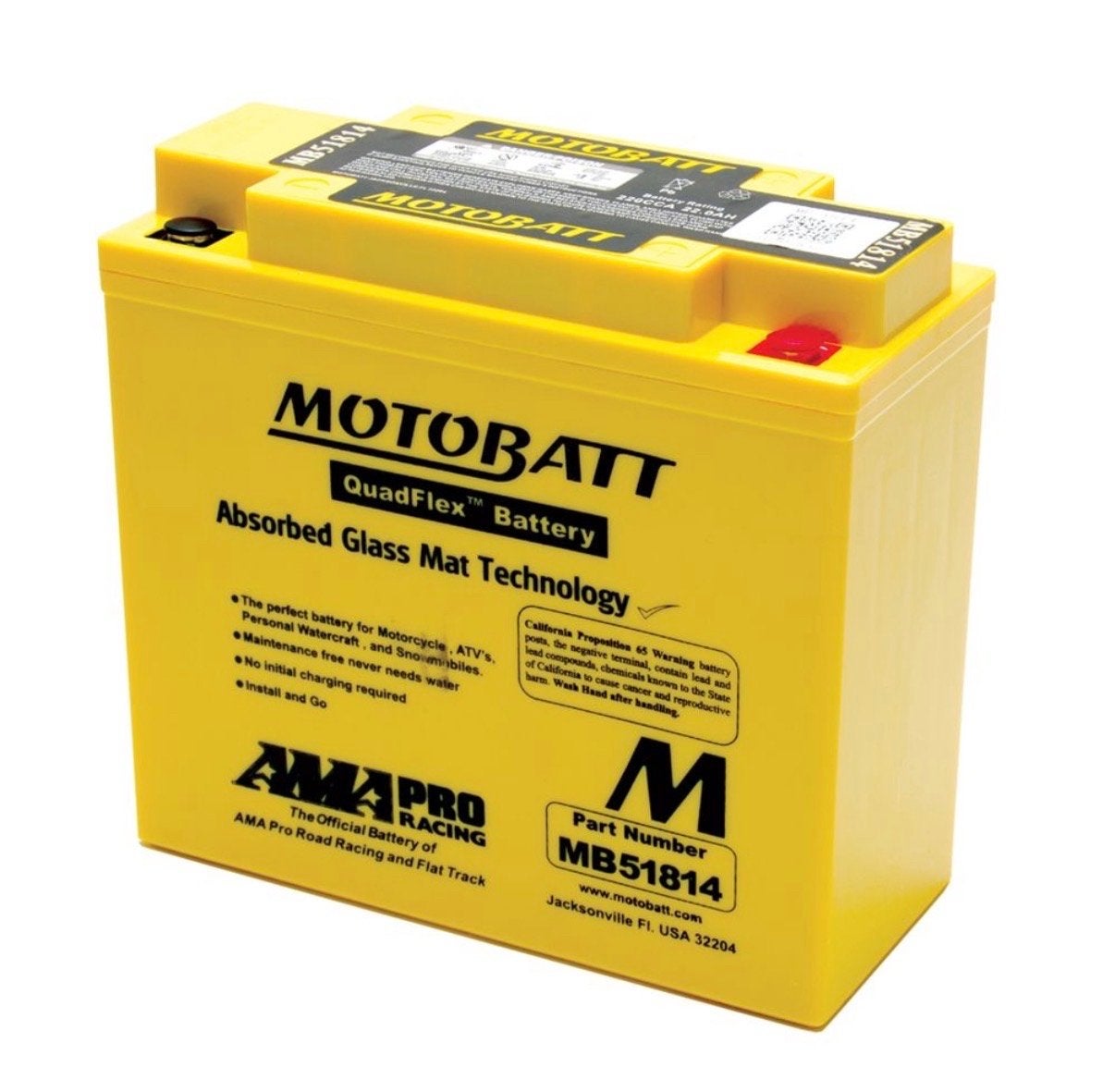MOTOBATT QuadFlex Accu MB51814 - Nieuw in doos, Ophalen, Nieuw