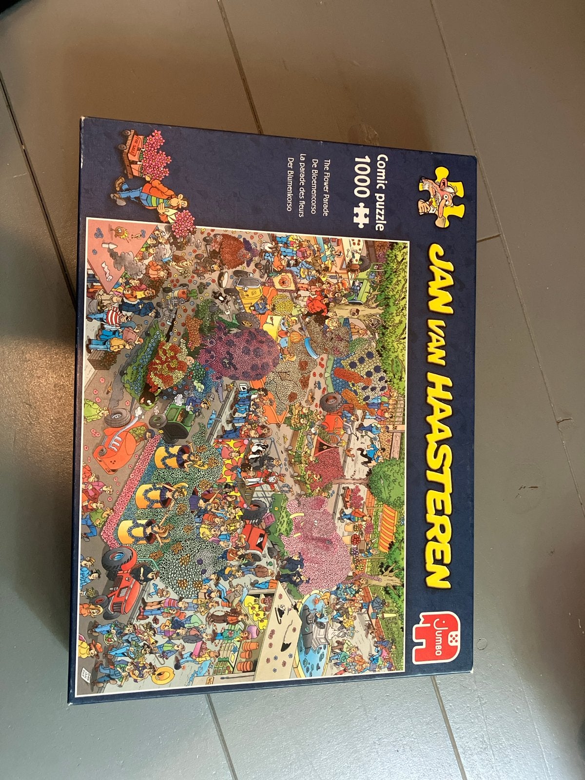Jan van Haasteren De Bloemencorso 1000 stukjes, Ophalen of Verzenden, 500 t/m 1500 stukjes, Zo goed als nieuw, Legpuzzel