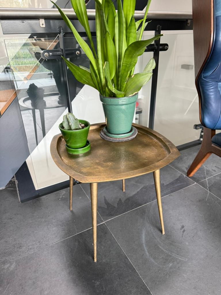 Zara home tafeltje, Ophalen, 50 tot 100 cm, Rond, Zo goed als nieuw