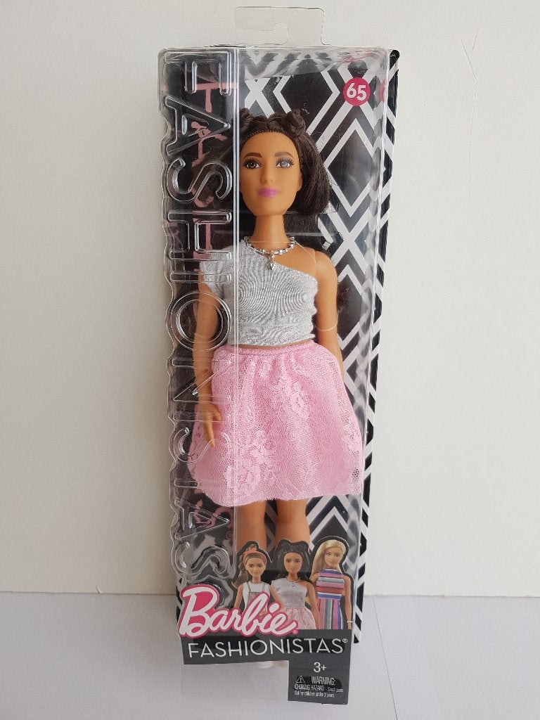 Barbie Fashionistas #65 Powder Pink Lace - Curvy (NRFB), Verzamelen, Ophalen of Verzenden, Nieuw, Fashion Doll