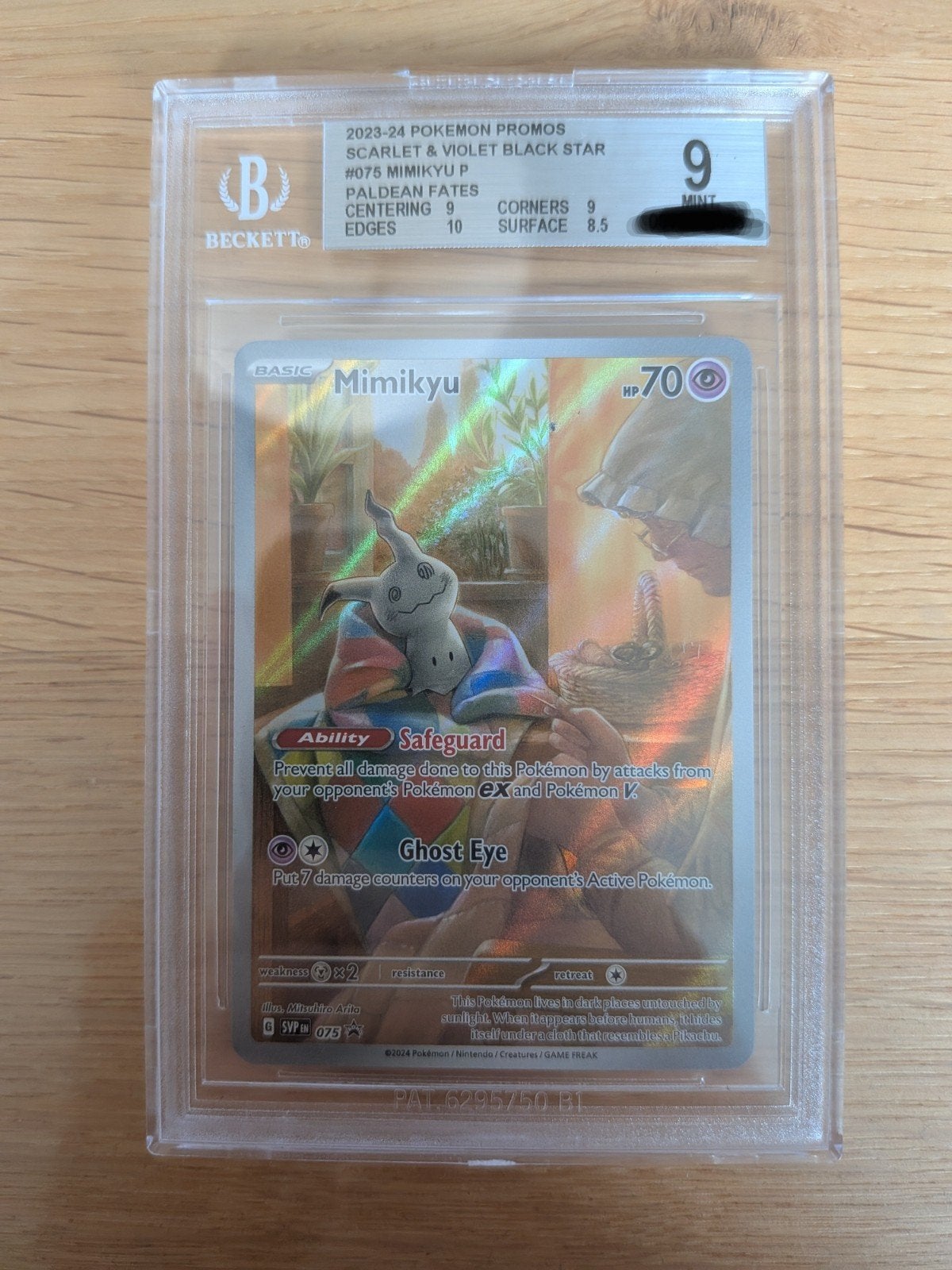 Mimikyu BGS 9, Ophalen of Verzenden, Nieuw, Losse kaart, Foil