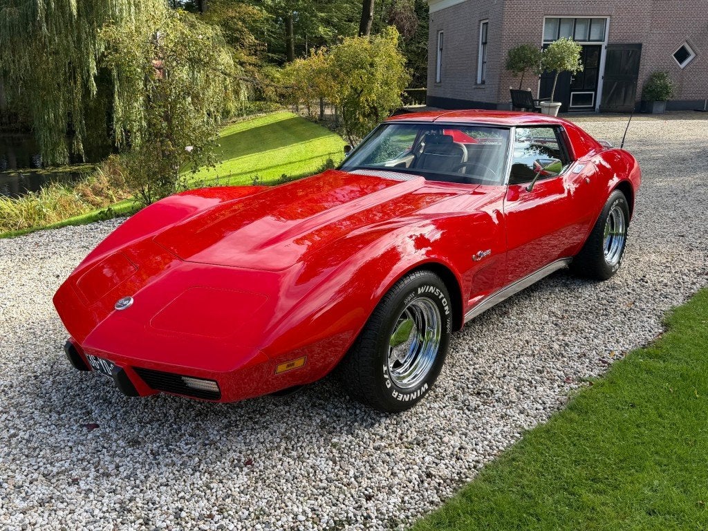 Chevrolet CORVETTE C3 Targa Automaat 1975 Belastingvrij #TOP, Auto's, Automaat, Chevrolet, Bedrijf, 2 stoelen