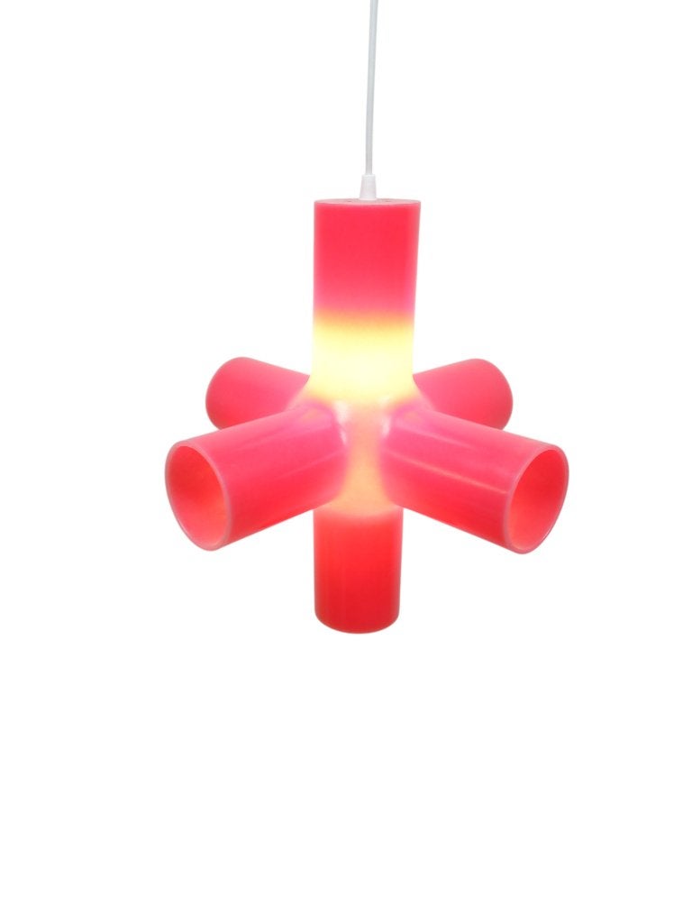 Crosslight hanglamp van Jan Melis en Ben Oostrum, Kunststof, Gebruikt, Rijksstraatweg 37 Wilp, 55concept.nl@gmail.com