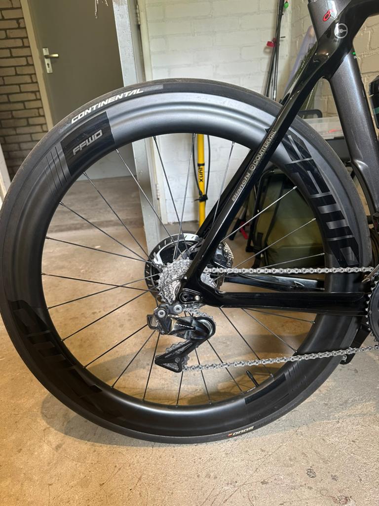 FFWD F6D wielen DISC carbon nieuwstaat!!, Zo goed als nieuw, Racefiets, Carbon, Ophalen