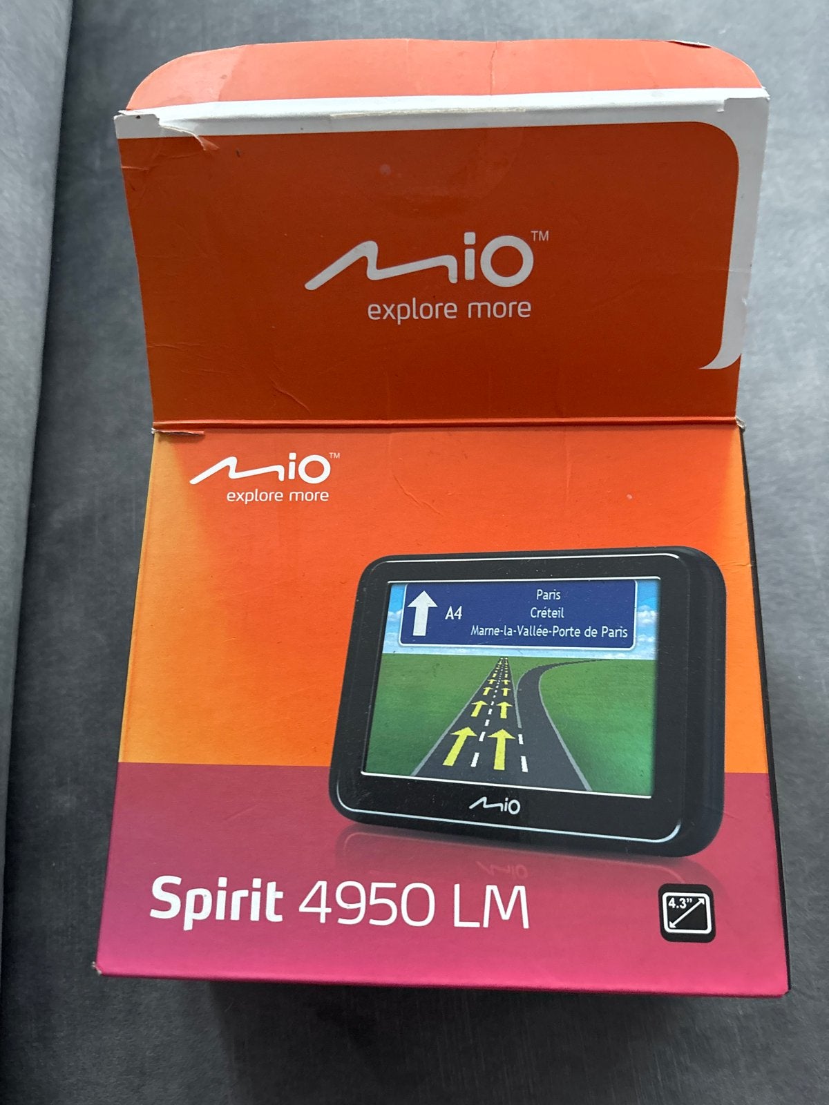 Mio Spirit 4950 LM Navigatiesysteem - Lifetime Maps, Ophalen, Gebruikt