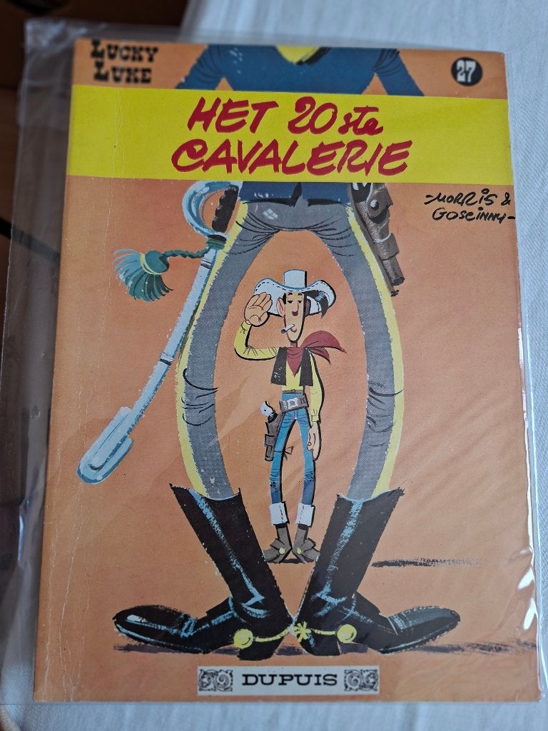 Lucky Luke 27, het 20ste cavalerie, Eén stripboek, Ophalen of Verzenden, Gelezen