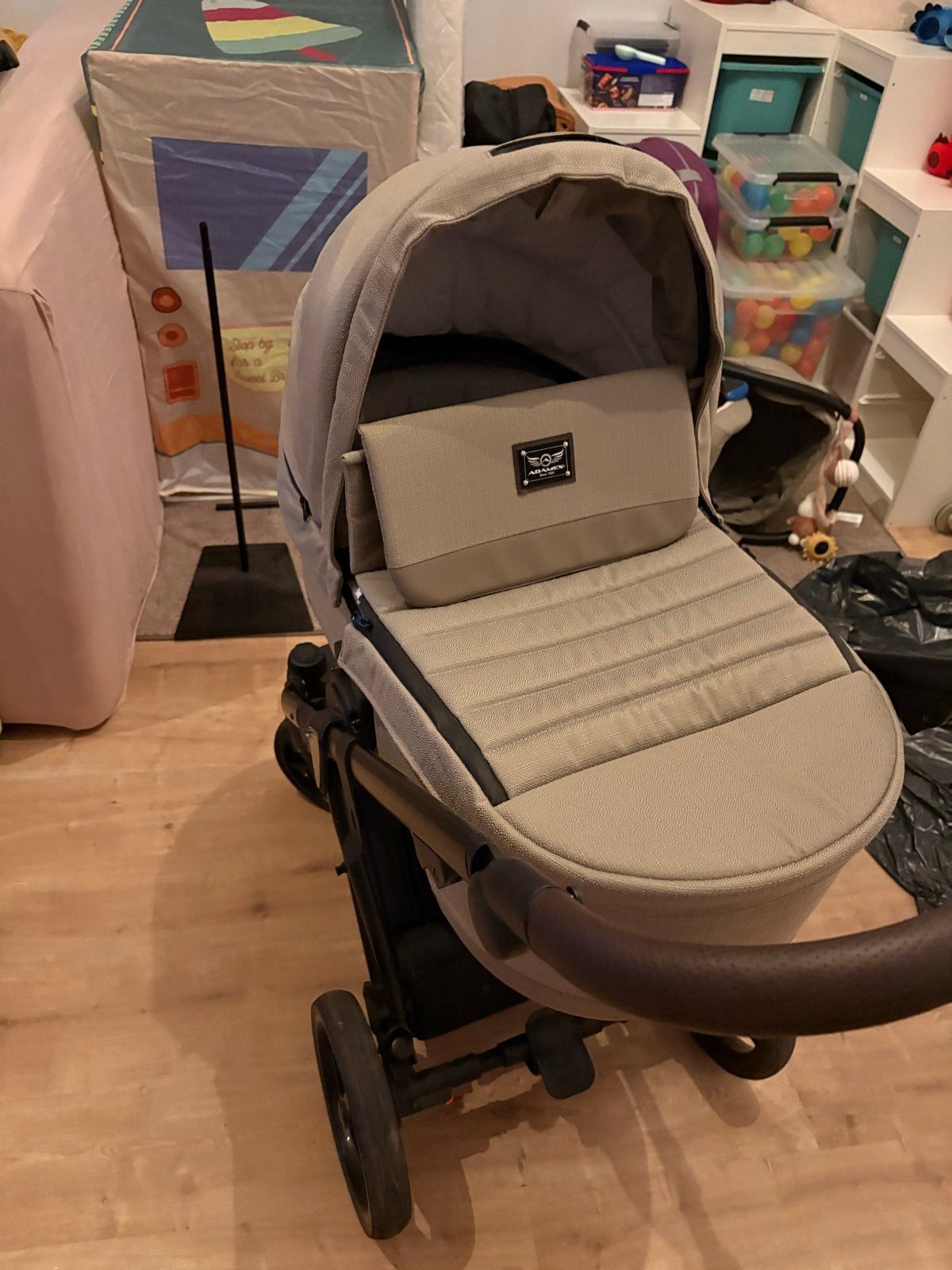 Complete Combiwagen met Reiswieg en Autostoeltje, Zo goed als nieuw, Combiwagen, Met autostoeltje, Ophalen