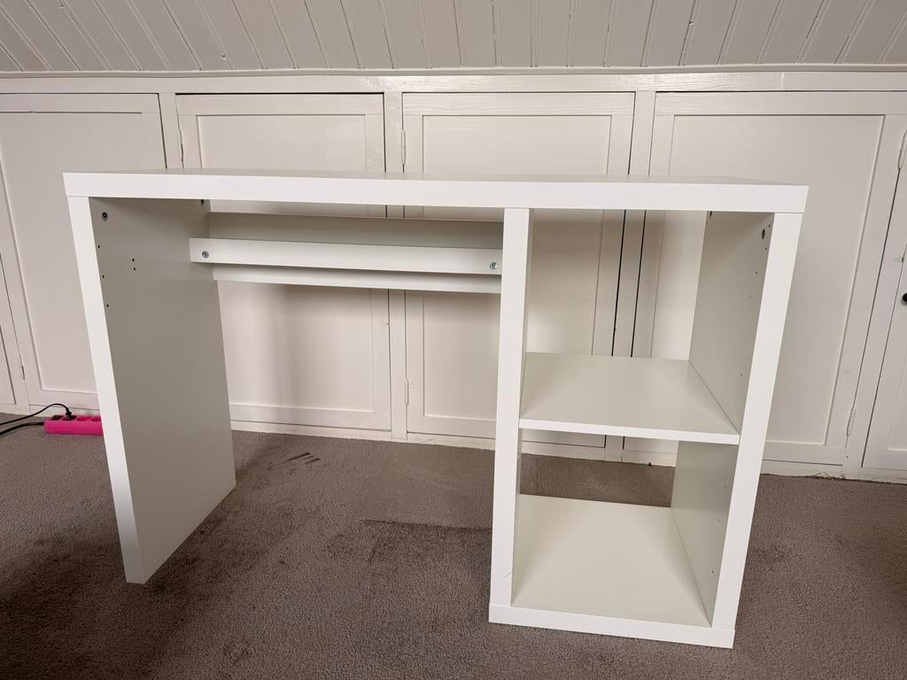 Ikea kallax bureau, Huis en Inrichting, Bureaus, Ophalen, Opbergruimte, Gebruikt, Spaanplaat of MDF