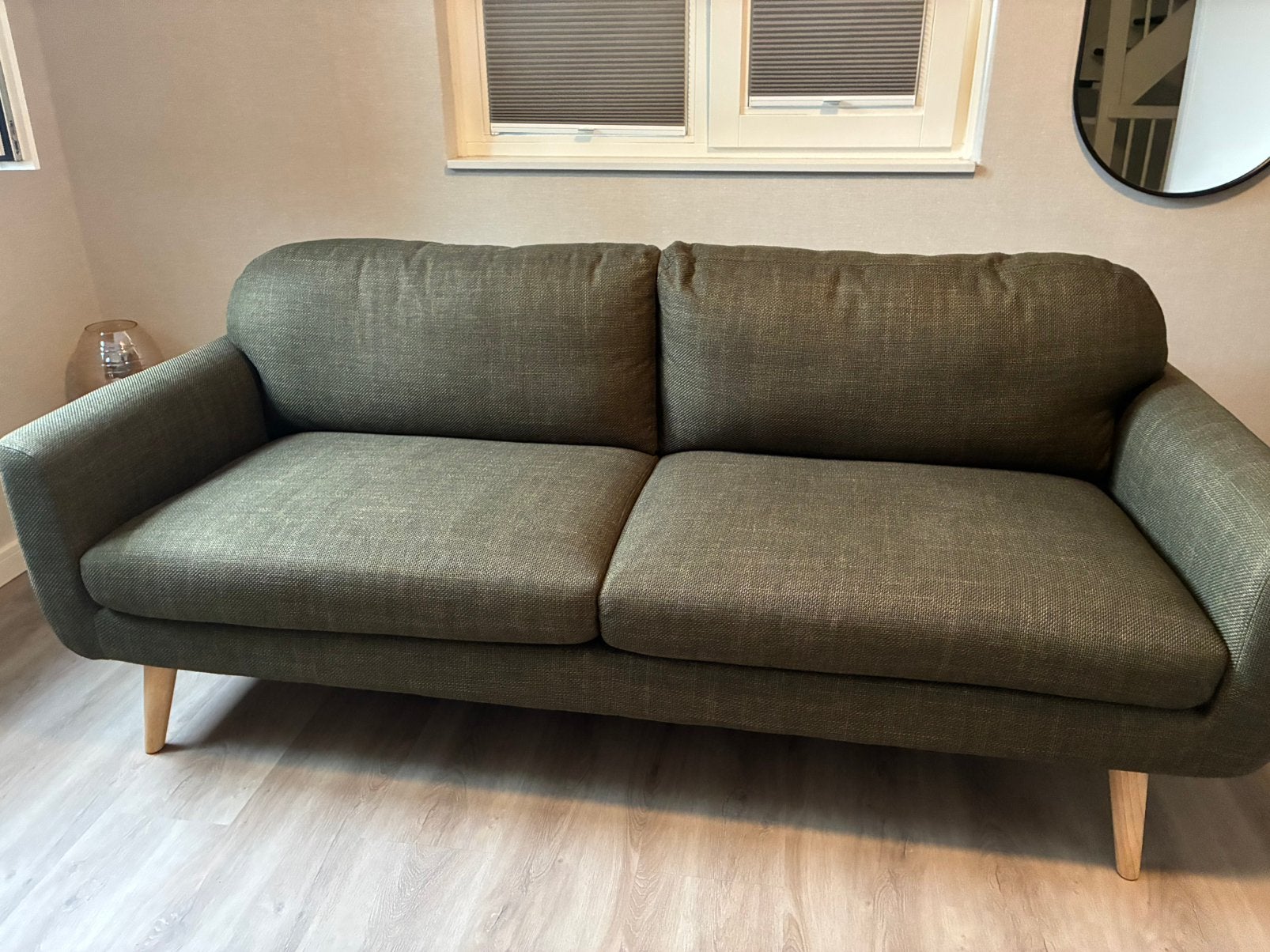 2,5 zitsbank (als nieuw), Ophalen, 150 tot 200 cm, Tweepersoons, 75 tot 100 cm