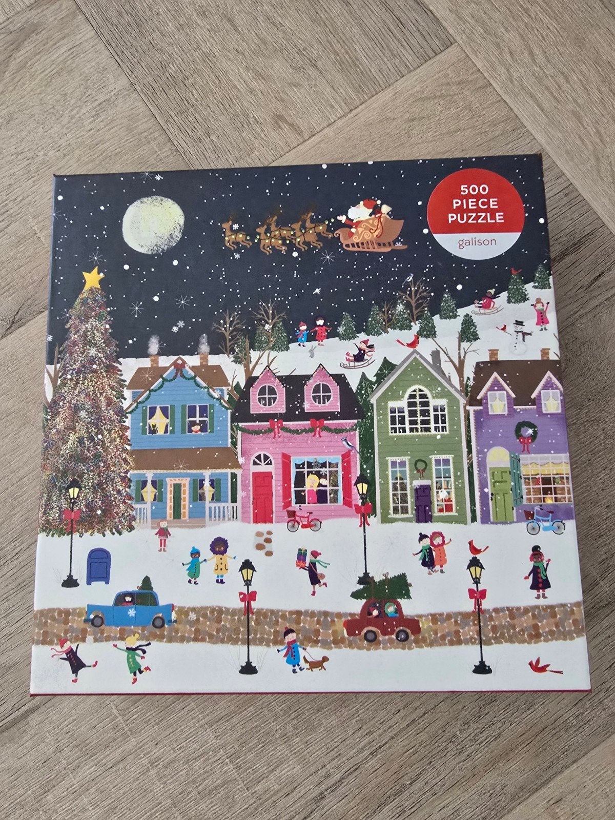 Galison puzzel winter wonderland, Ophalen of Verzenden, 500 t/m 1500 stukjes, Zo goed als nieuw, Legpuzzel