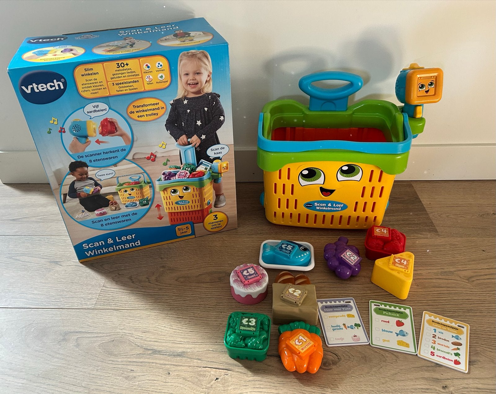 Vtech Scan & Leer Winkelmand, Ophalen of Verzenden, Zo goed als nieuw, 6 maanden tot 2 jaar