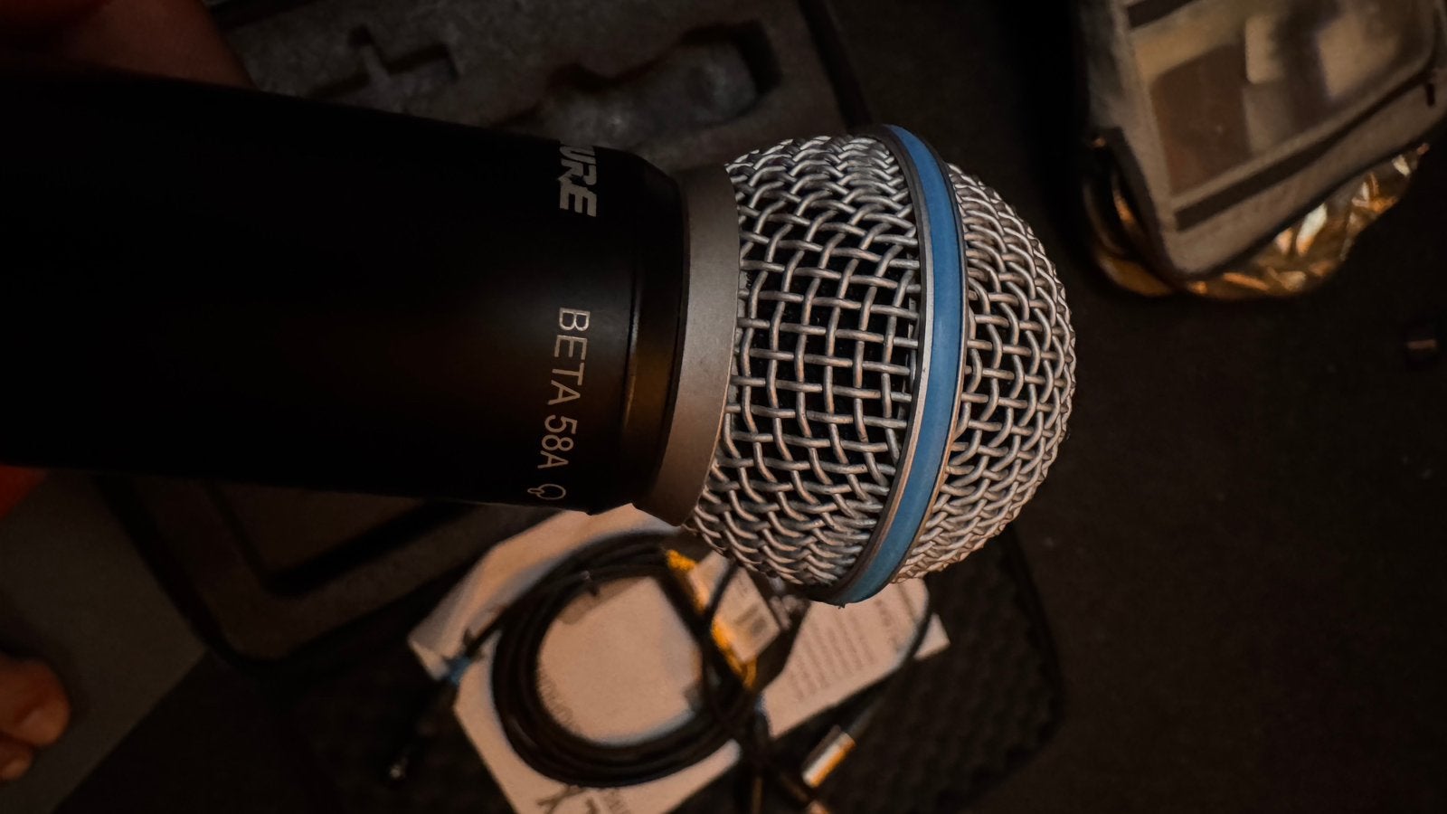 Shure BLX24 / Beta 58A draadloze microfoonset – complete set, Ophalen of Verzenden, Zo goed als nieuw, Zangmicrofoon