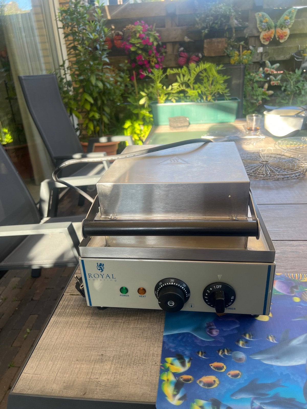 Royal Catering Wafelijzer RCWM-1500-H - Hartjeswafels, Ophalen, Zo goed als nieuw