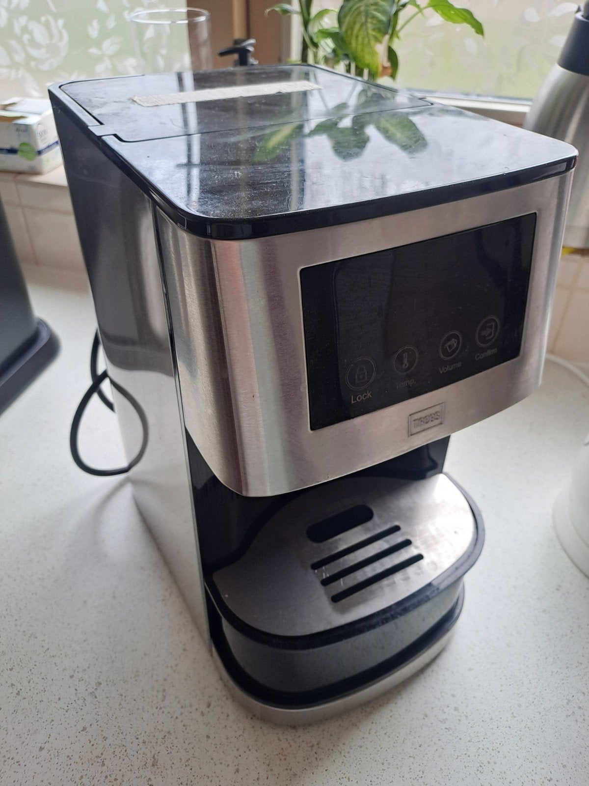 Trebs Digitale Heetwaterdispenser - RVS, 4L, 2 liter of meer, Ophalen of Verzenden, Gebruikt, Rvs