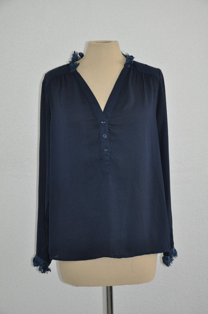 blouse m, l, unika blouse m, l , top m,l, Maat 38/40 (M), Unika, Blauw, Ophalen of Verzenden