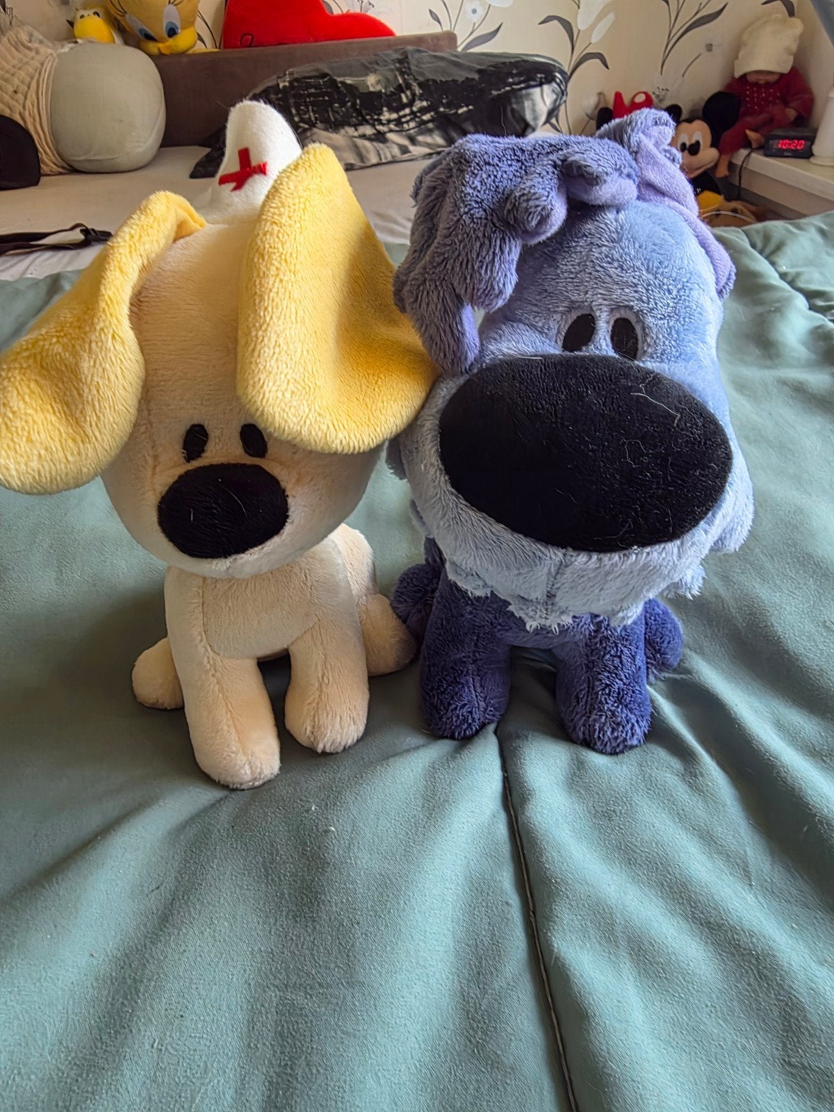 2 woezel en Pip knuffels, Zo goed als nieuw, Meerkleurig, Klein (minder dan 20 cm), Hond