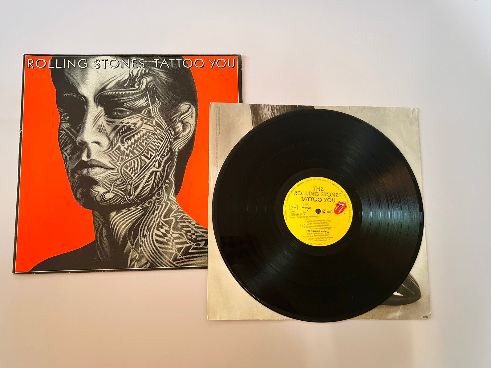 LP - The Rolling Stones - Tattoo You, LP, Gebruikt, Ophalen of Verzenden, Classic Rock