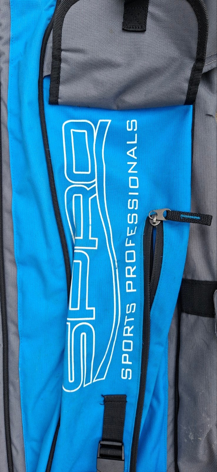 Spro Sports Professionals Hengel Foedraal Blauw/Grijs, Ophalen, Gebruikt