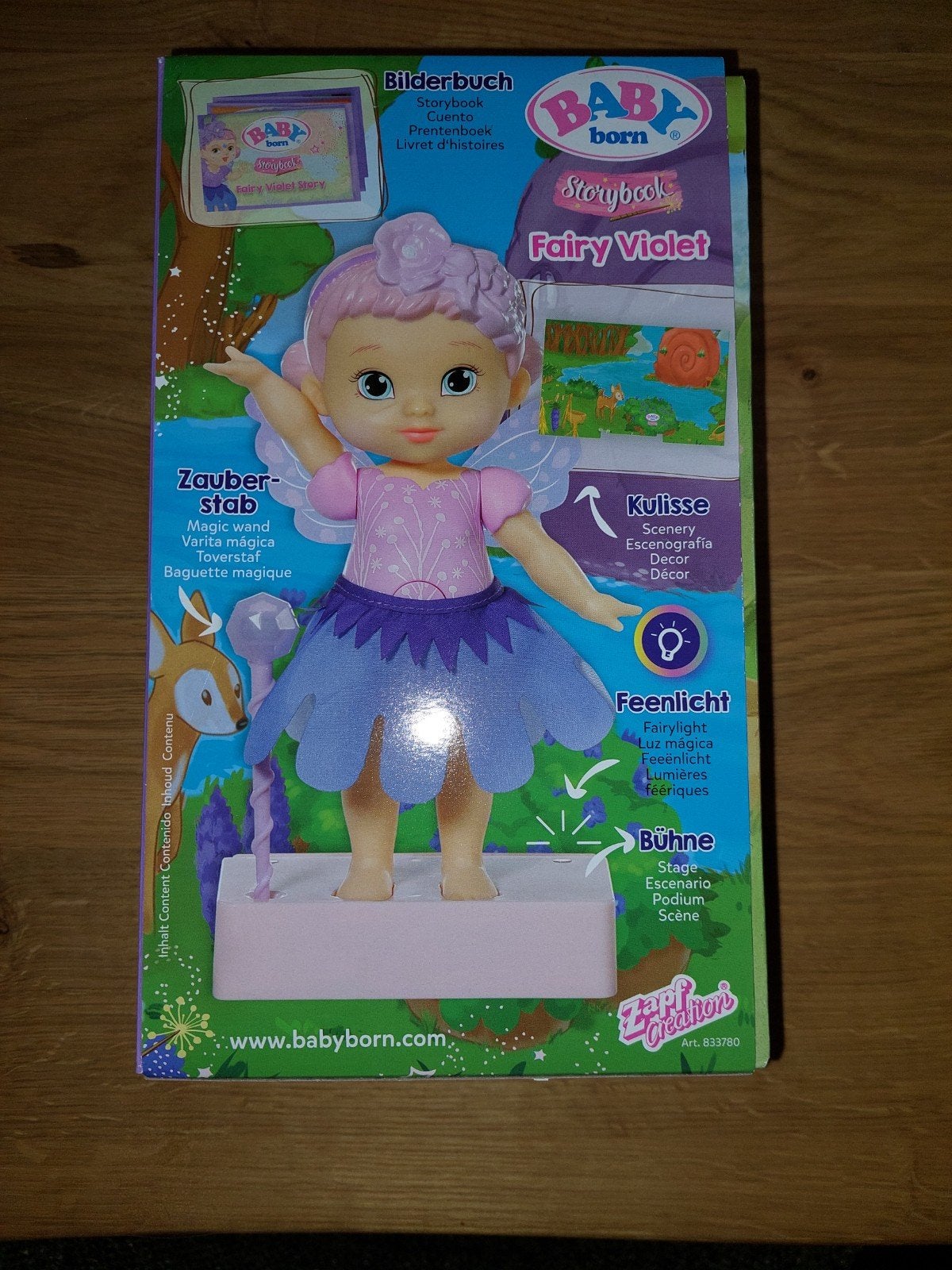 Nieuwe Baby Born Storybook Fairy Violet pop in doos, Ophalen