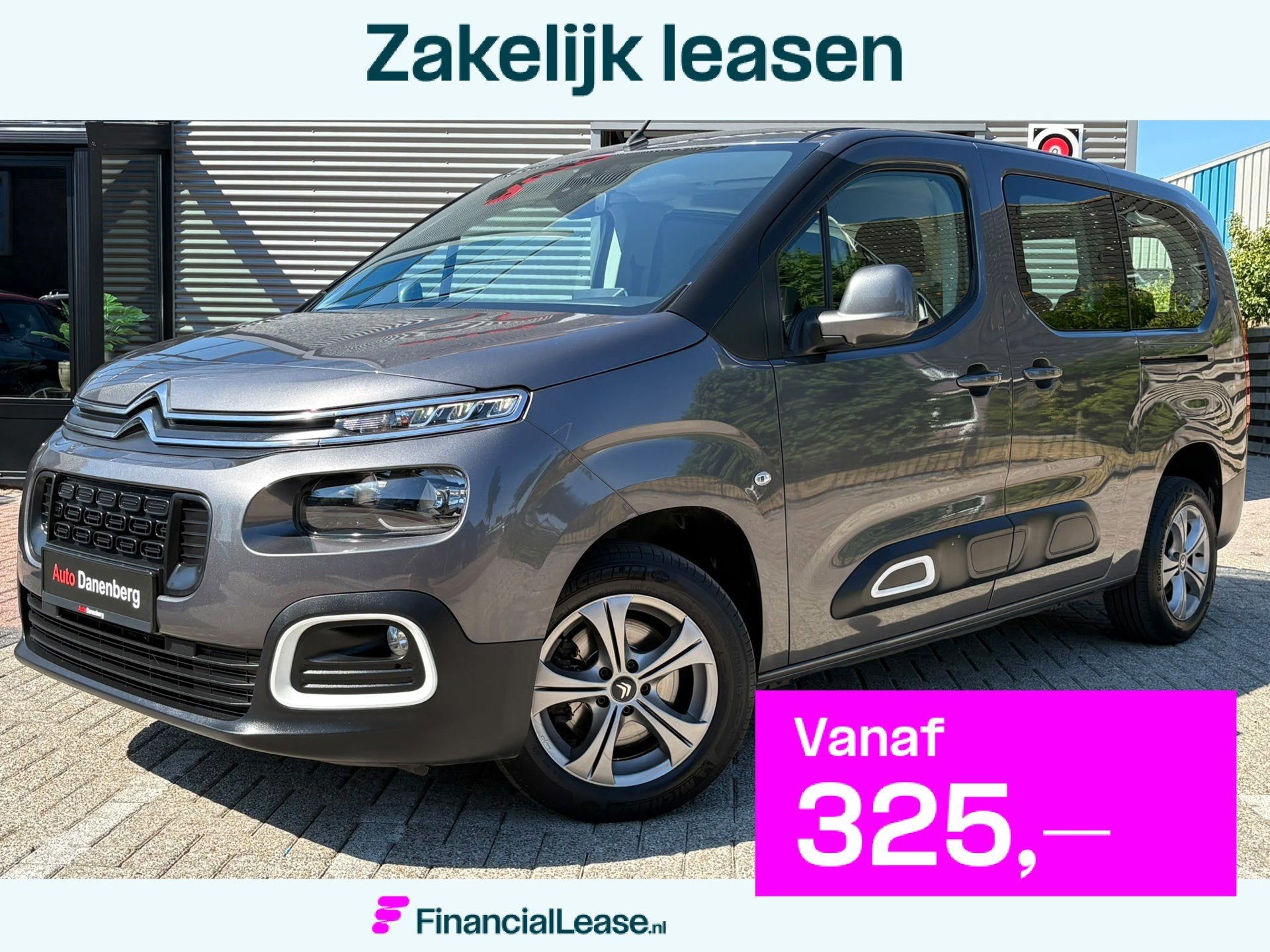 Citroen Berlingo XL 7 persoons, GARANTIE! NIEUW-STAAT!, Voorwielaandrijving, Stof, Zwart, 1199 cc