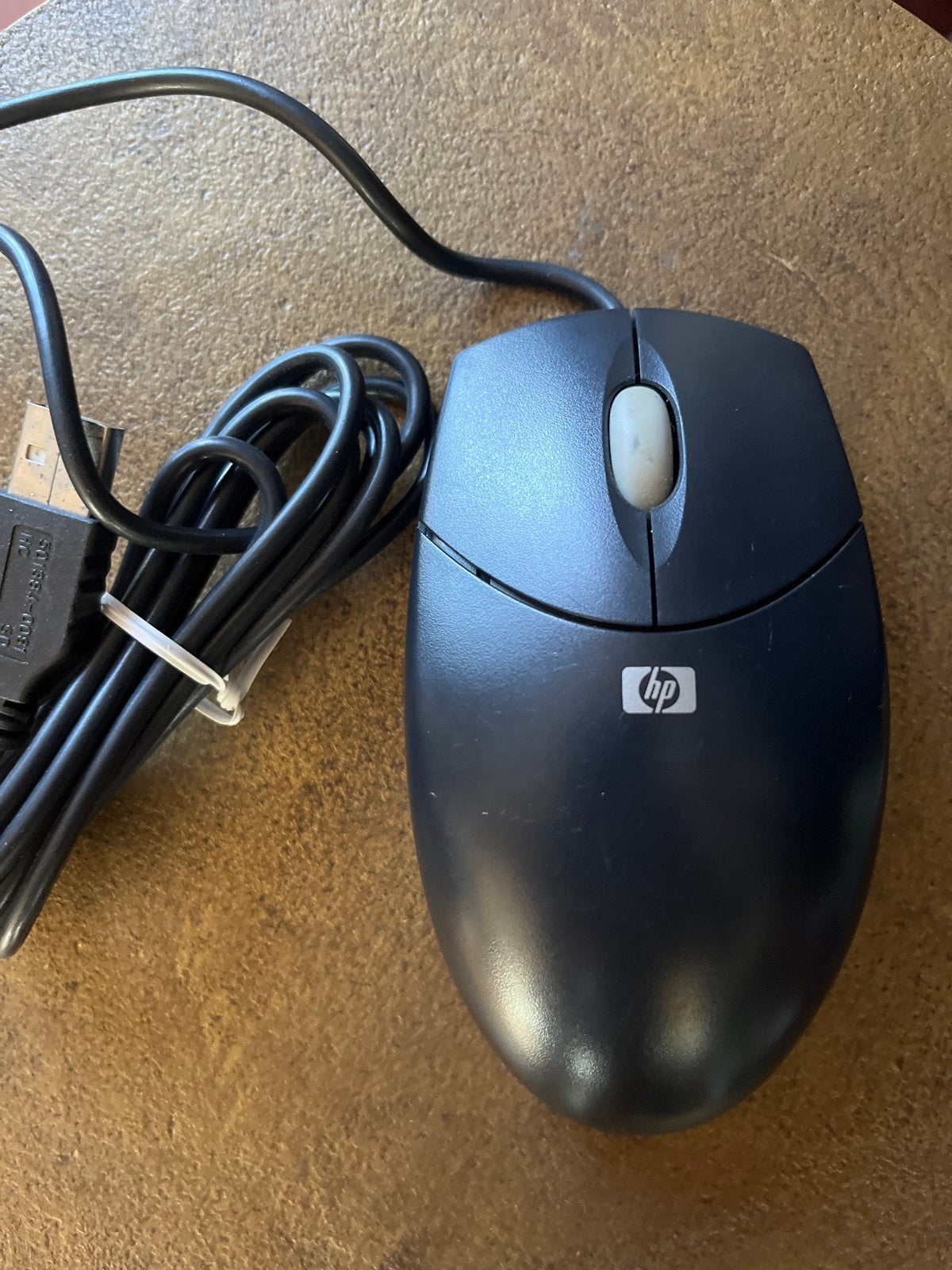 HP Bedrade Muis - Zwart, USB Aansluiting, Computers en Software, Muizen, Rechtshandig, Muis, Gebruikt, Verzenden