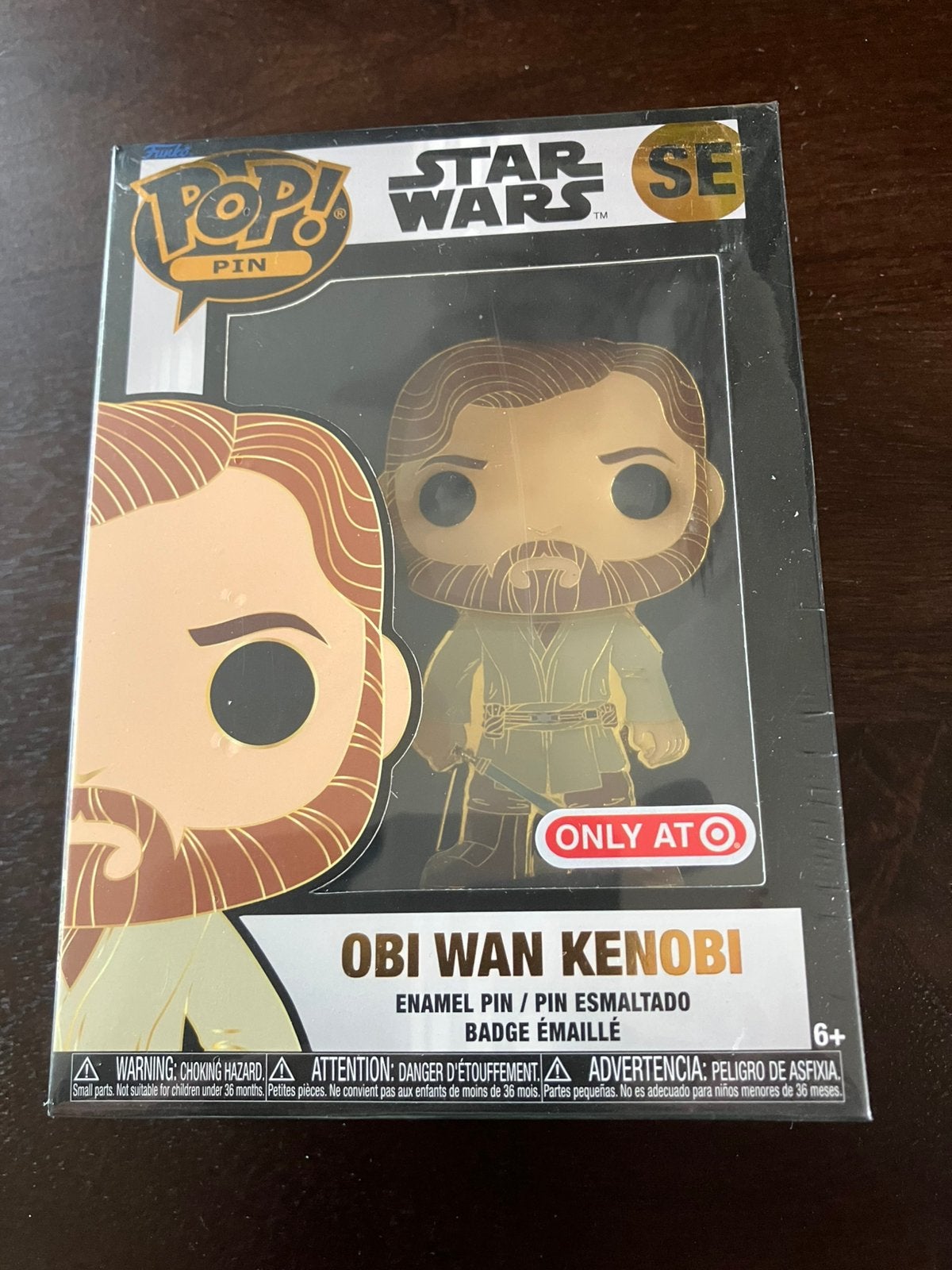 Funko pop Pin Obi Wan Kenobi Star Wars, Ophalen of Verzenden, Nieuw