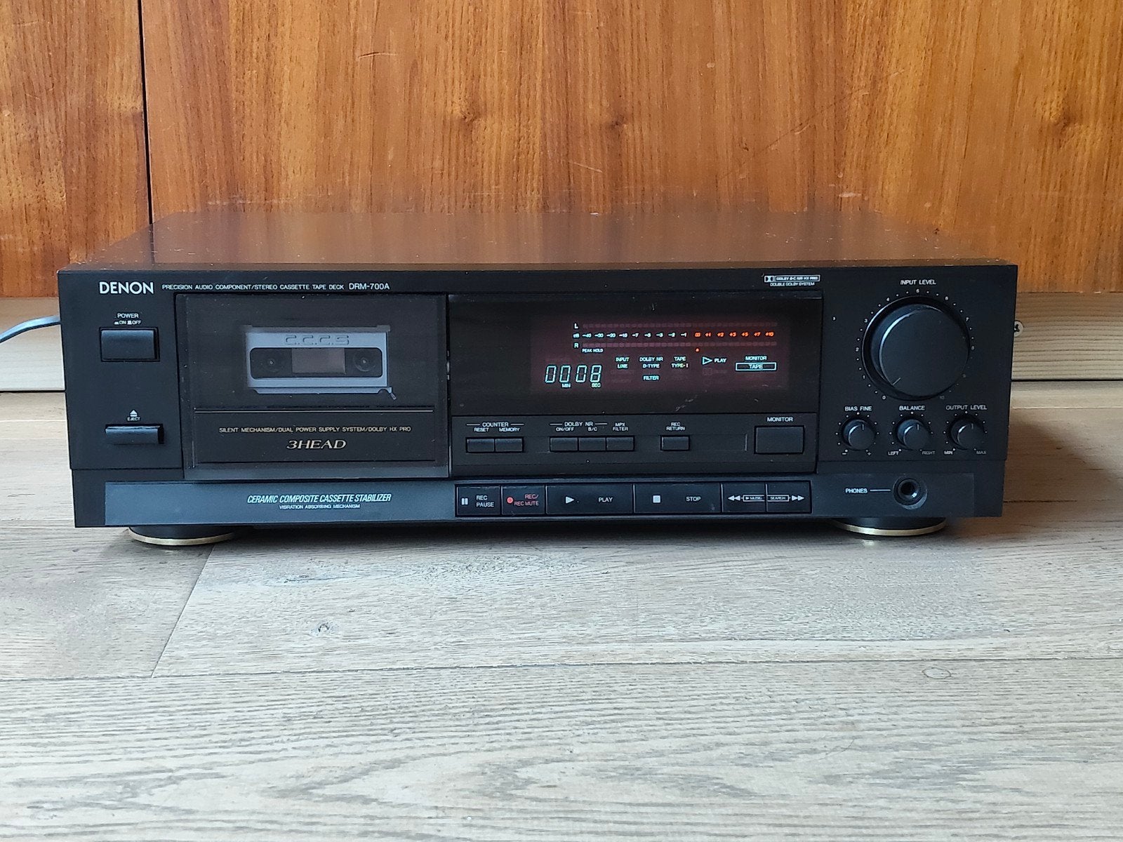 Denon DRM-700A Cassettedeck - Uitstekende Staat, Verzenden, Enkel, Denon, Tiptoetsen