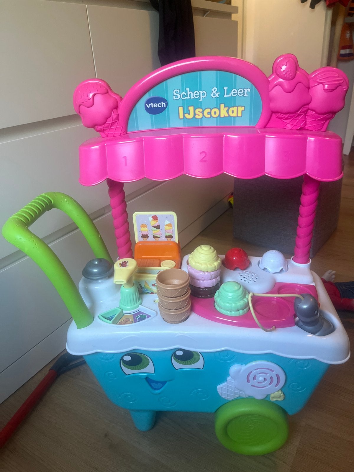 Vtech Schep & Leer IJscokar - Werkt perfect!, Ophalen, Gebruikt, 2 tot 4 jaar