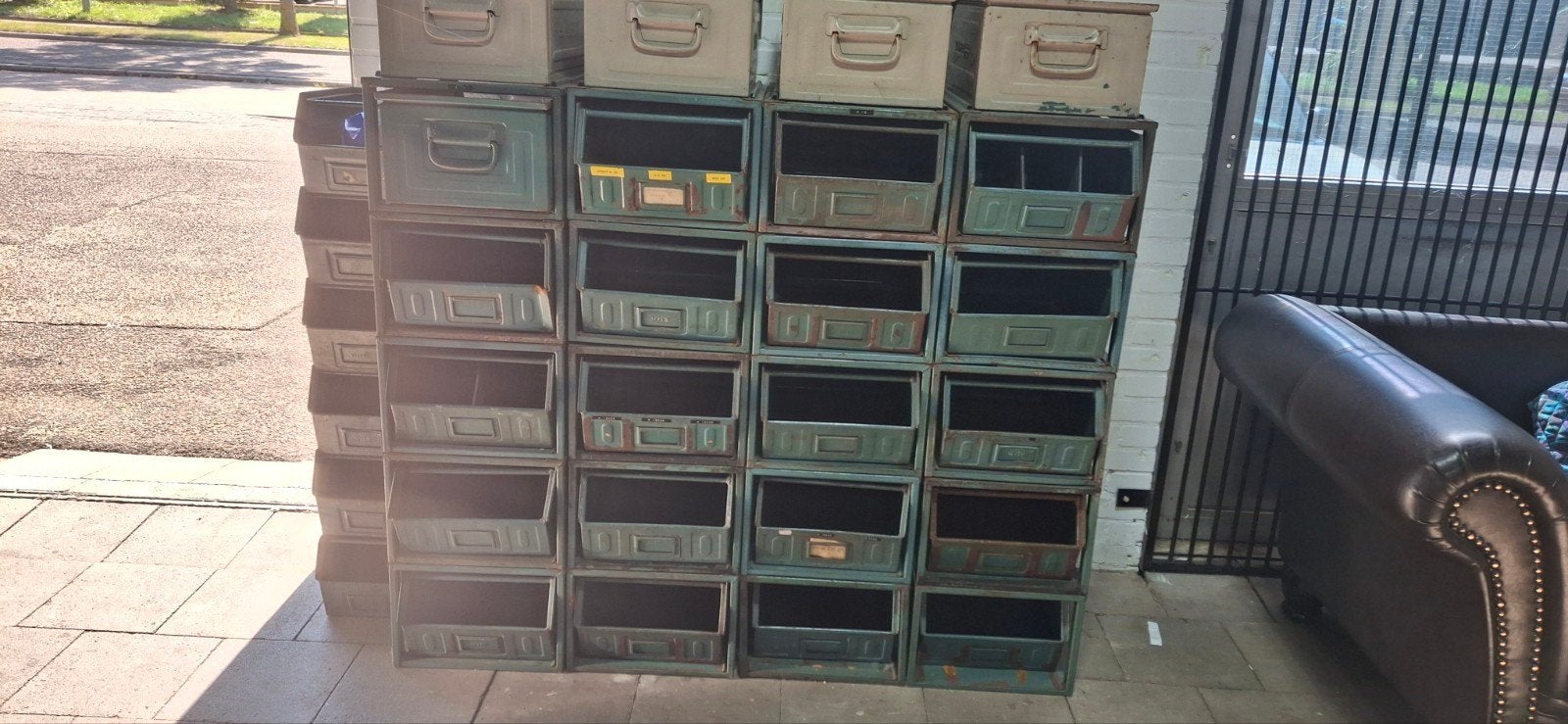4x ijzeren ladekasten, Ophalen of Verzenden