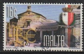 Malta Michel 1111, Ophalen of Verzenden, Malta, Gestempeld