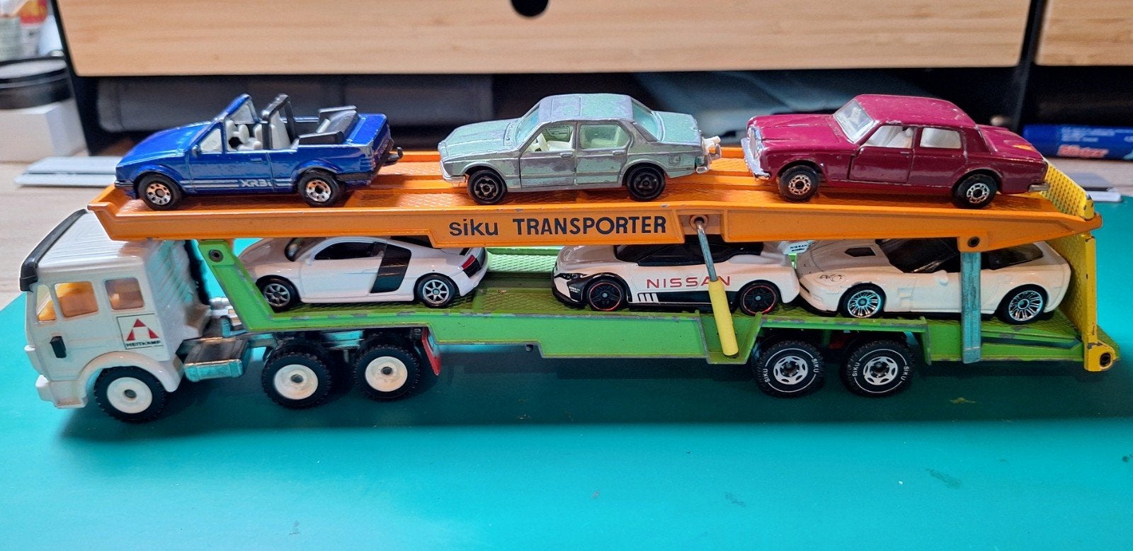 Siku Autotransporter. Speelgoed vrachtwagen, Ophalen of Verzenden, Gebruikt