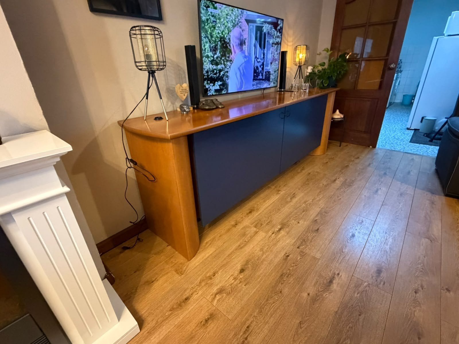Salontafel met lades en opbergruimte, Huis en Inrichting, Ophalen, 50 – 75, Gebruikt, Modern landelijk