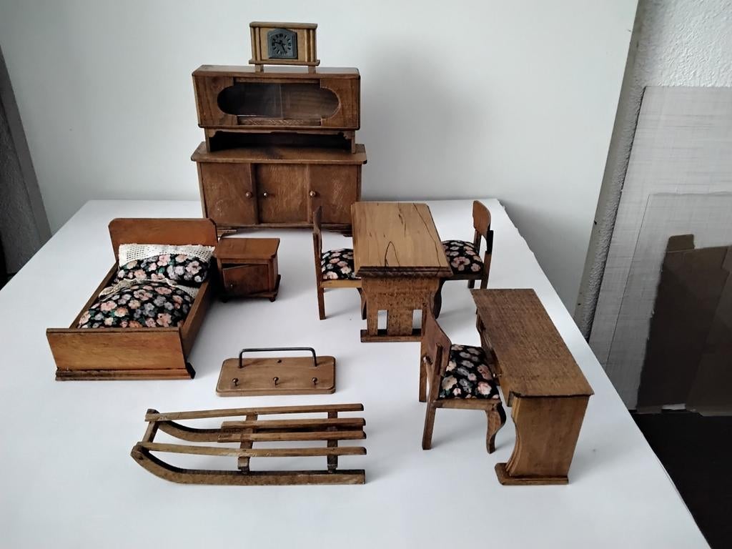 Poppenhuis meubeltjes, Verzamelen, Poppenhuizen en Toebehoren, Ophalen of Verzenden, Gebruikt, Poppenhuis