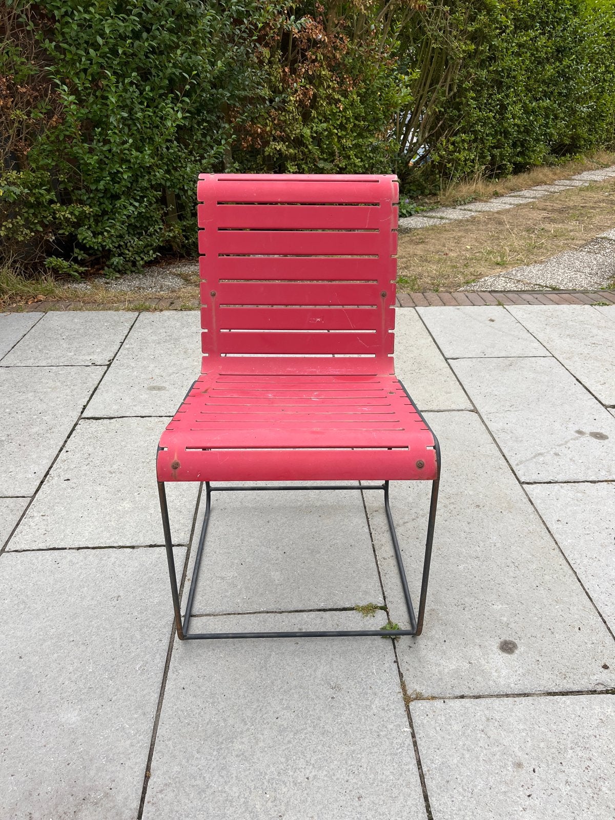 Vintage Fermob terrasstoelen - Frans design, Ophalen, Gebruikt, Twee, Overige kleuren
