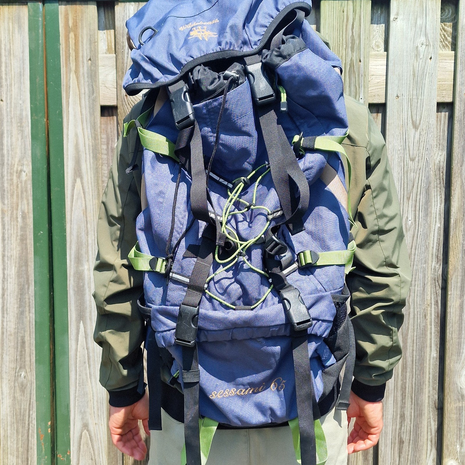 Wildebeast backpack rugtas inhoud 65 liter. 1x gebruikt, Verzenden, ., Zo goed als nieuw, .