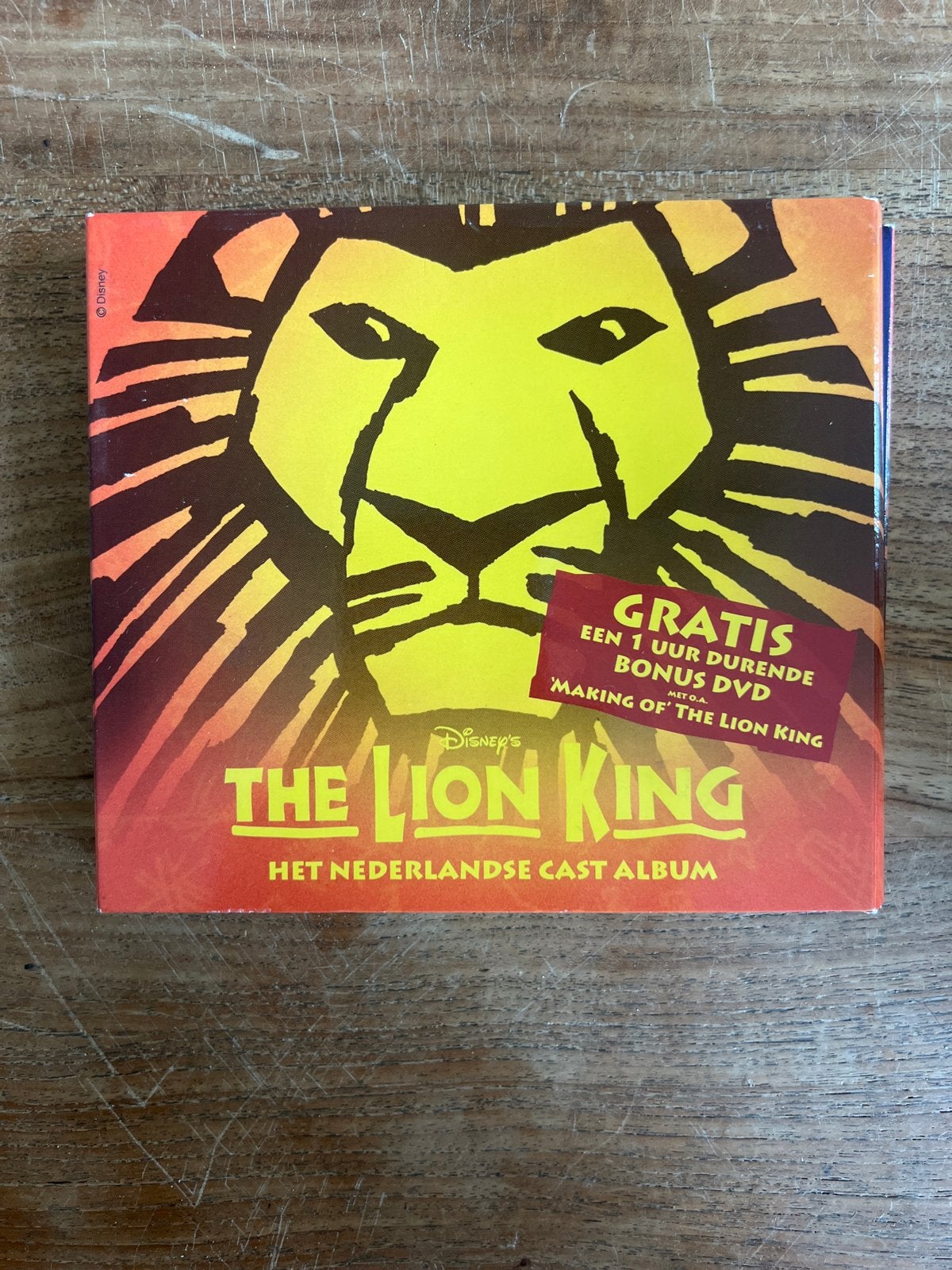 The Lion King - Het Nederlandse Cast Album + Bonus DVD, Verzenden, Zo goed als nieuw, Soundtrack of Musical, Boxset