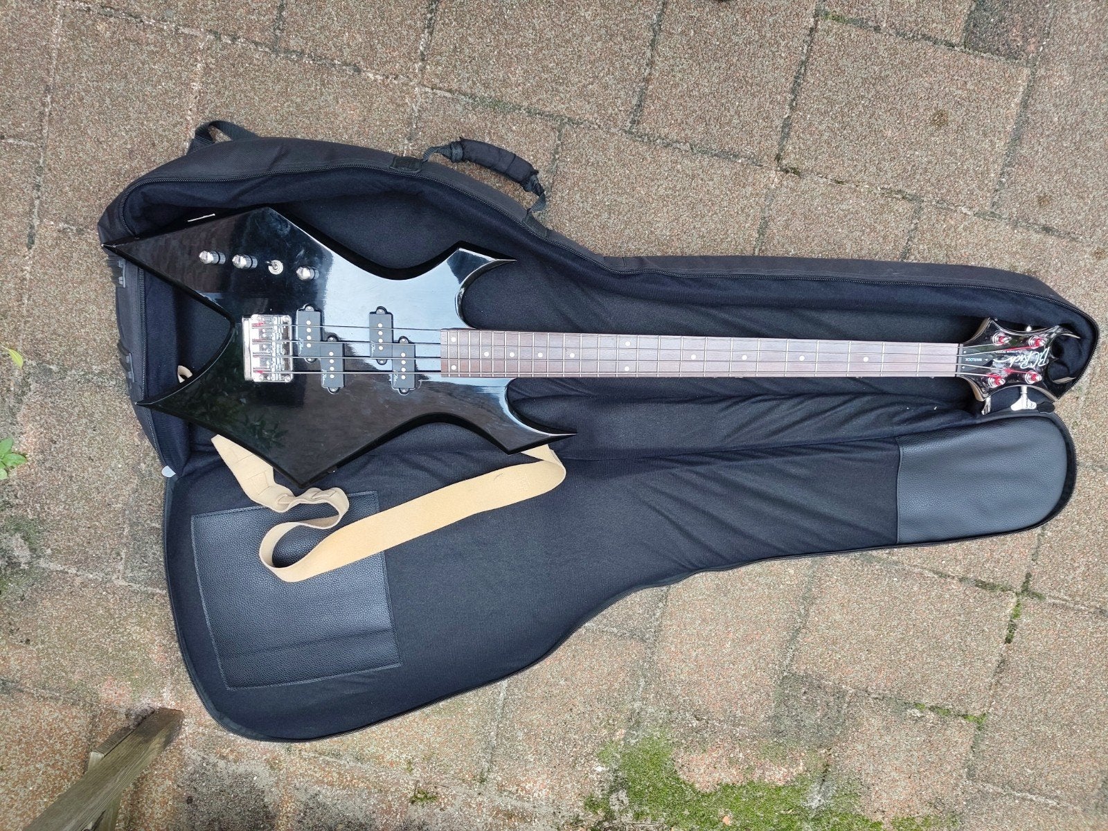 BC Rich Warlock LINKSHANDIGE basgitaar, Muziek en Instrumenten, Ophalen, Gebruikt, Elektrisch