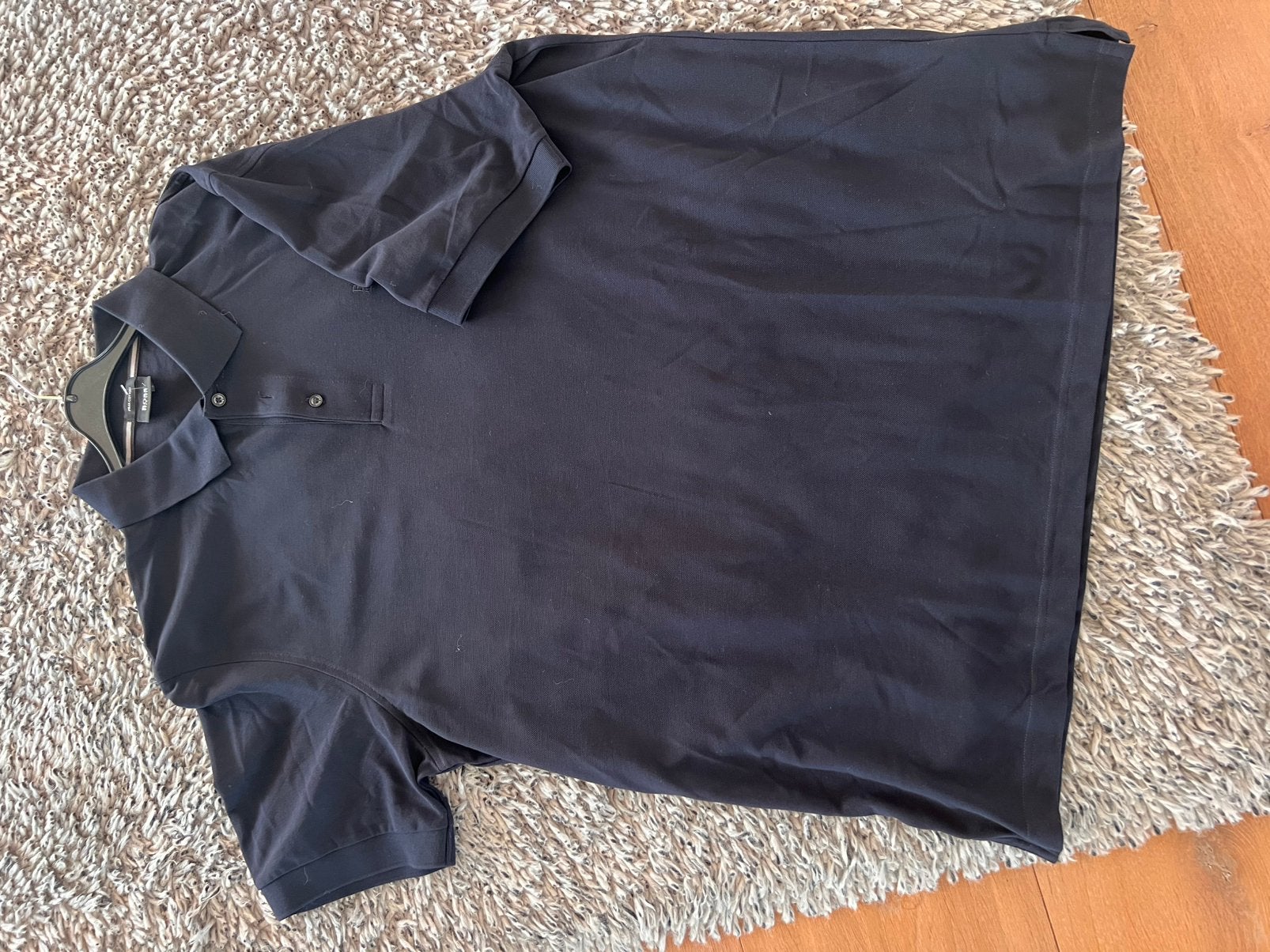 Donkerblauwe Boss polo maat XXL, Ophalen of Verzenden, Zo goed als nieuw, Blauw