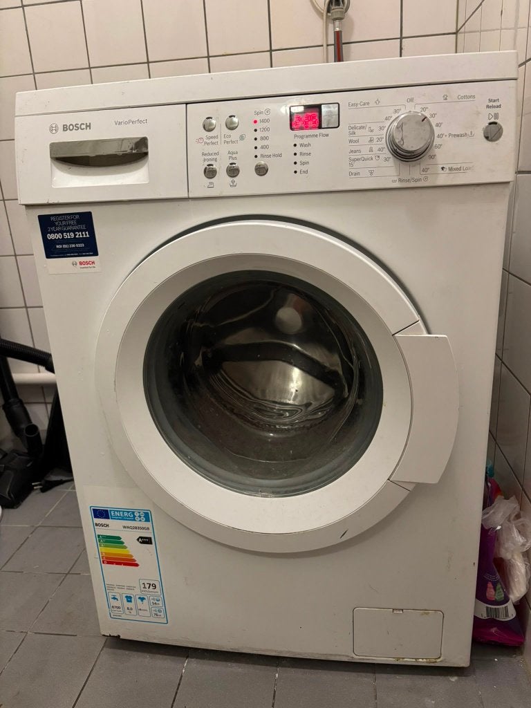 A+++ Bosch Wasmachine, Ophalen, 1200 tot 1600 toeren, Gebruikt, 8 tot 10 kg
