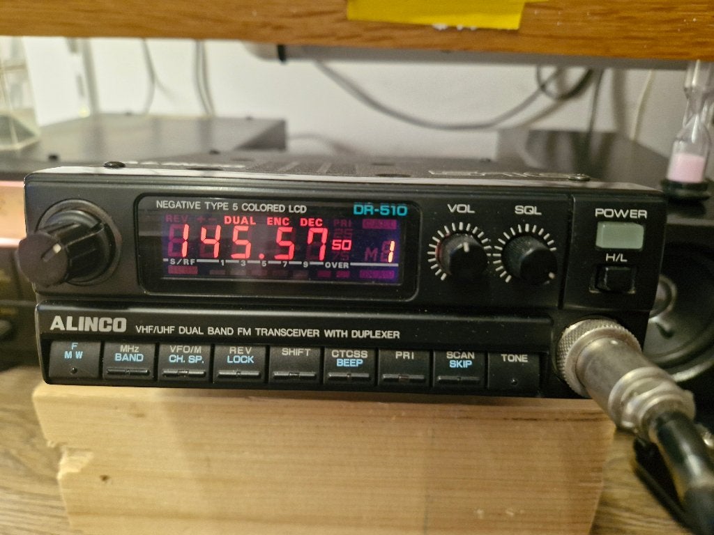 Alinco DR-510 VHF/UHF dual band transceiver met duplexer, Ophalen, Zo goed als nieuw, Zender en Ontvanger
