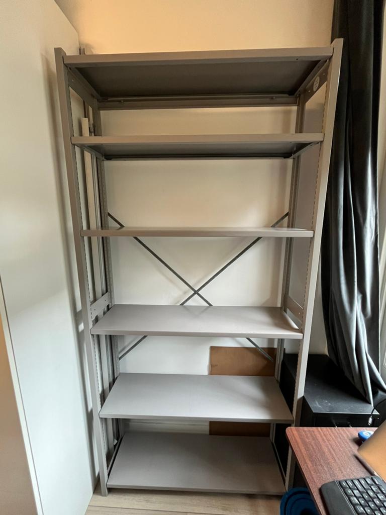 Bruynzeel Monta 751 metalen stellingkast, Ophalen, Gebruikt