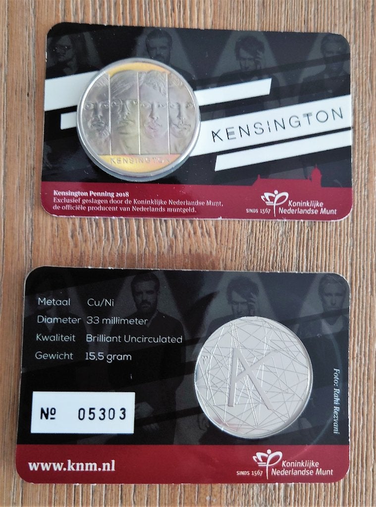Kensington Penning 2018 in coincard, Verzenden, Overige materialen, Nederland
